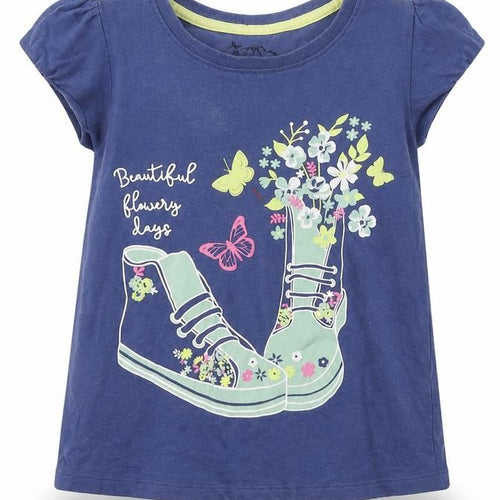 max Girls Blue   Basic Polo Size 3-4 Years