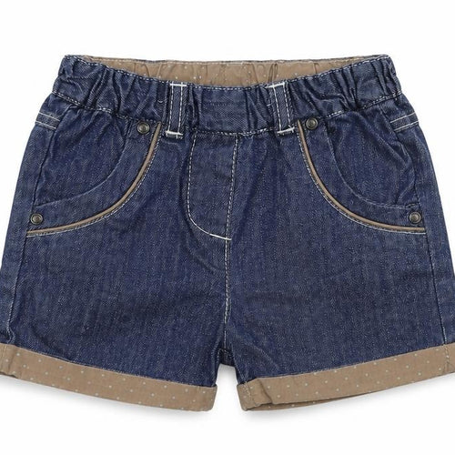 Vertbaudet Girls Blue   Capri Trousers Size 18 Months  - shorts