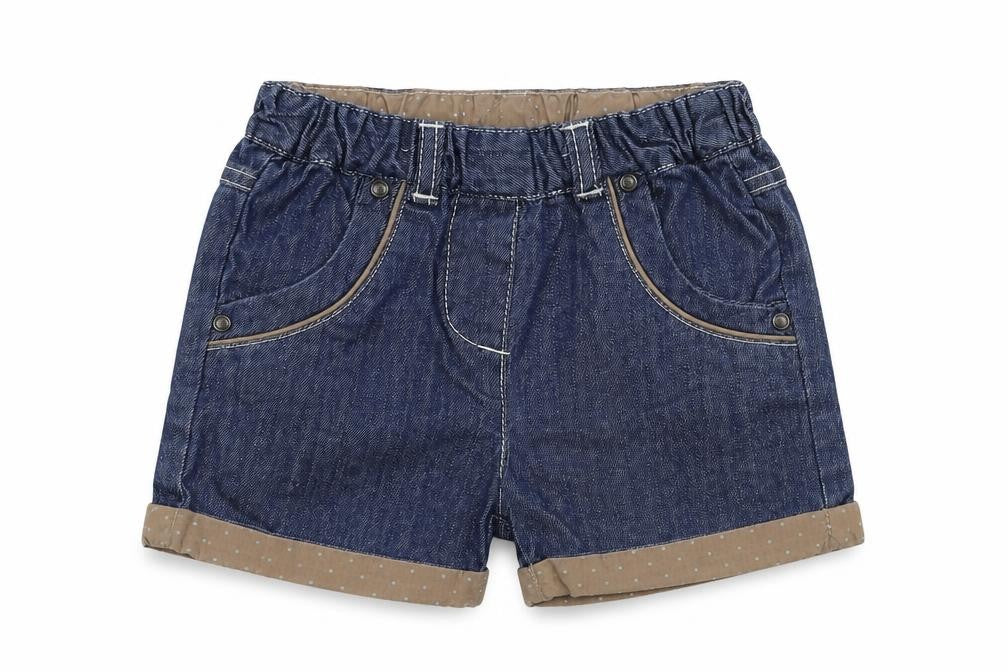 Vertbaudet Girls Blue   Capri Trousers Size 18 Months  - shorts