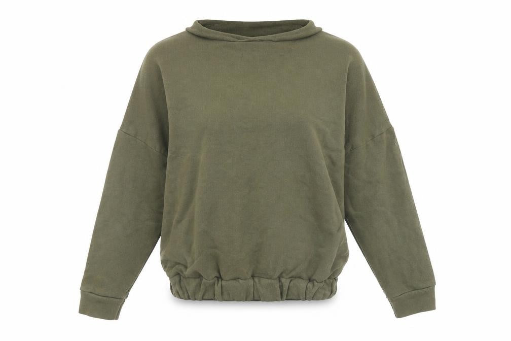 Boohoo Womens Green  Knit Pullover Jumper Size S