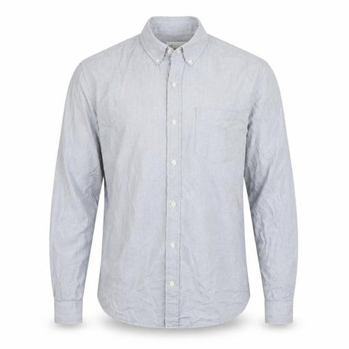 Gap Mens Grey Striped   Button-Up Size M