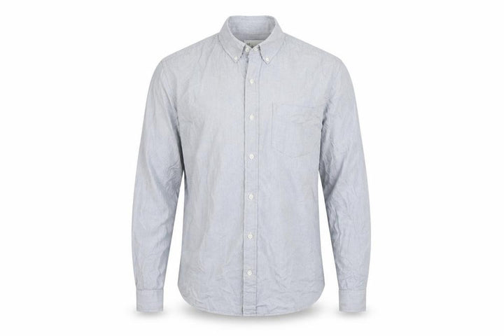 Gap Mens Grey Striped   Button-Up Size M