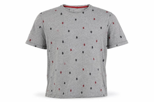 Front view of F&F men’s grey t-shirt, size L