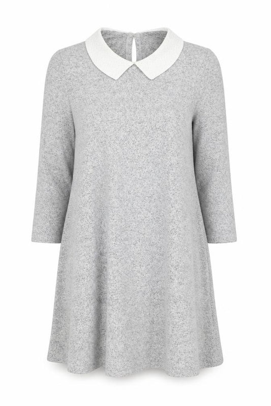 Front view of Tu women’s grey trapeze & swing, size UK 8