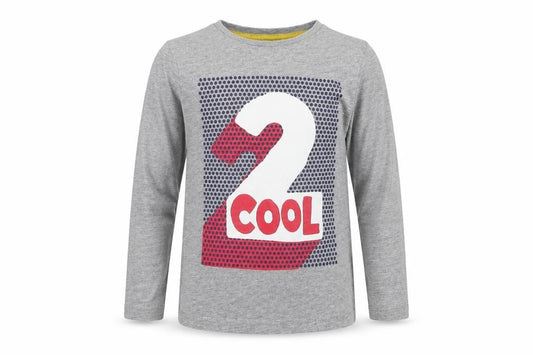 Front view of Tu boys’ grey houndstooth basic casual, size 3-4, years