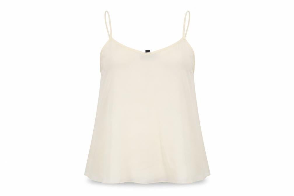 Topshop Womens Beige   Basic Blouse Size 8