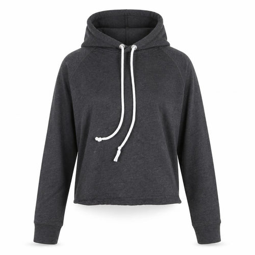 Divided by H&M Womens Grey  Jersey Pullover Hoodie Size S  - Cropped