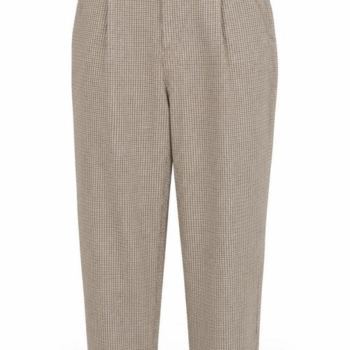Stradivarius Womens Brown Houndstooth  Trousers  Size M L24 in