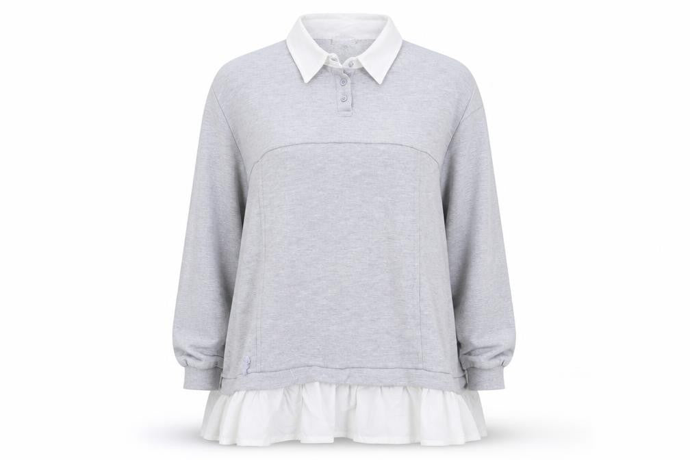 CAMEO ROSE  Womens Grey   Pullover Jumper Size L