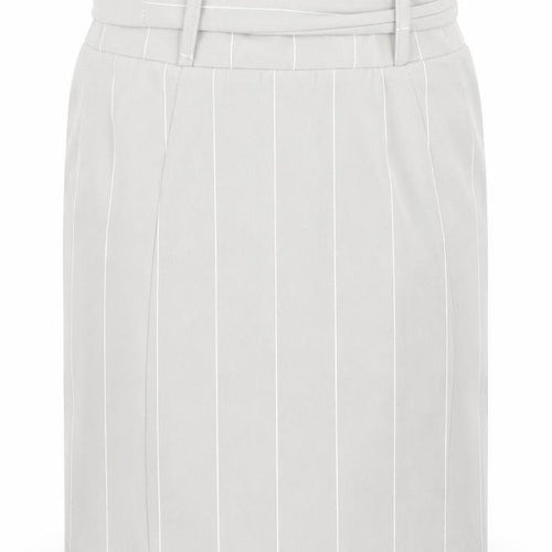 pretty little thing Womens Grey   A-Line Skirt Size 8