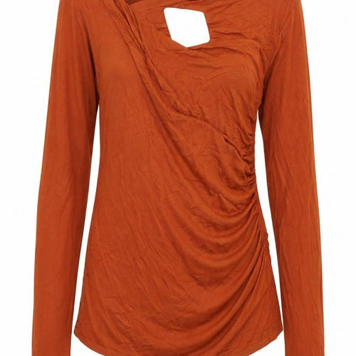 Blue Chameleon Womens Brown   Basic Polo Size 14