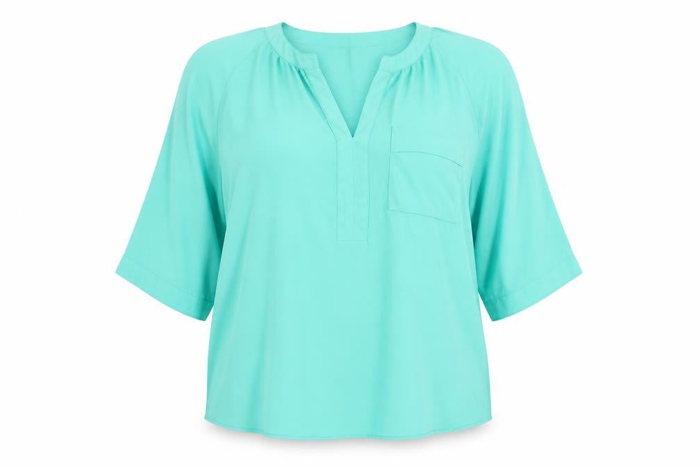 Principles Womens Green   Basic Blouse Size 14