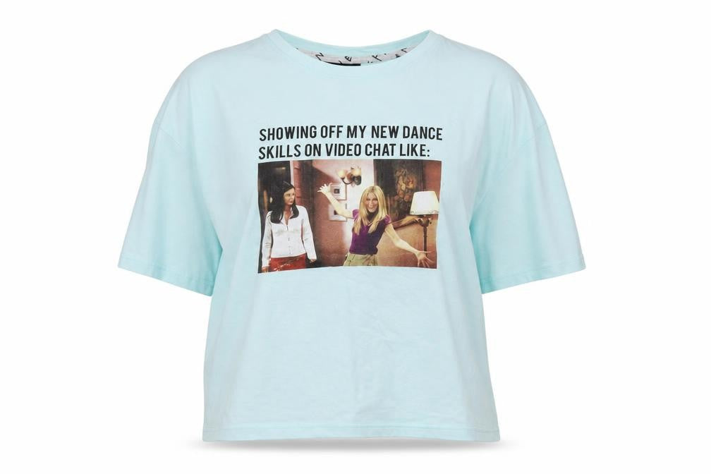friends Womens Blue   Basic T-Shirt Size L