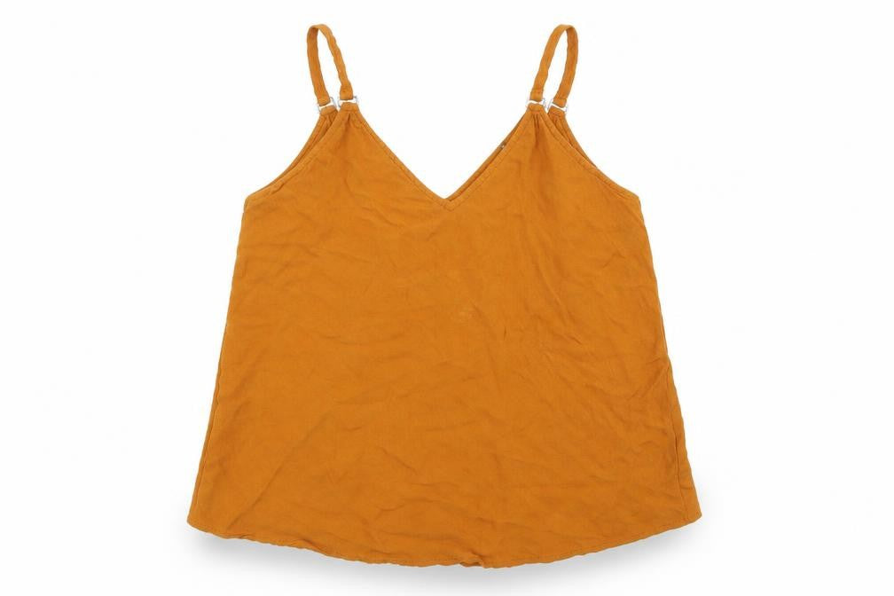 New Look Womens Orange   Basic Blouse Size 8