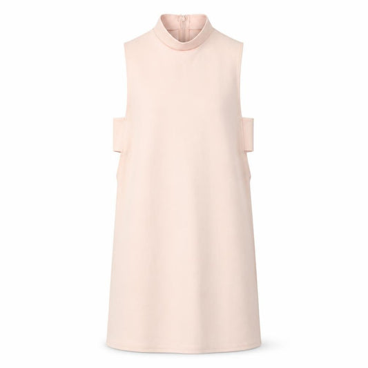 Front view of Boohoo women’s pink a-line, size UK 8