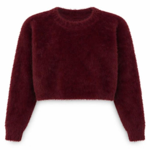 New Look Womens Red  Knit Pullover Jumper Size S