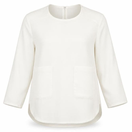 Sfera Womens White   Basic Blouse Size M