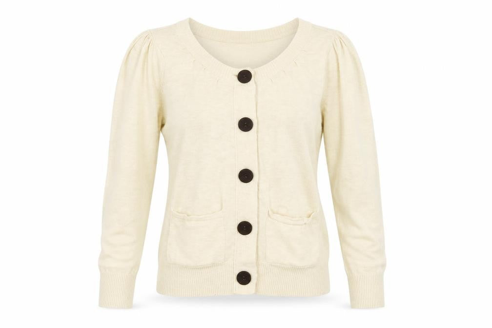 villa Womens Ivory   Cardigan Jumper Size M