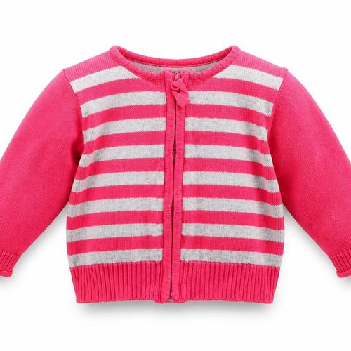 Supergirl Girls Pink Spotted  Jacket  Size 6-9 Months