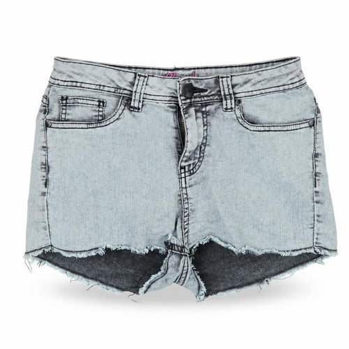 denim co Womens Grey  Denim Hot Pants Shorts Size 10