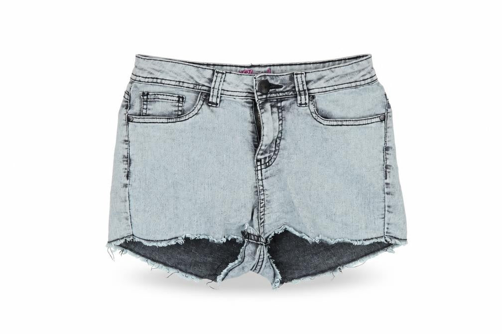 denim co Womens Grey  Denim Hot Pants Shorts Size 10