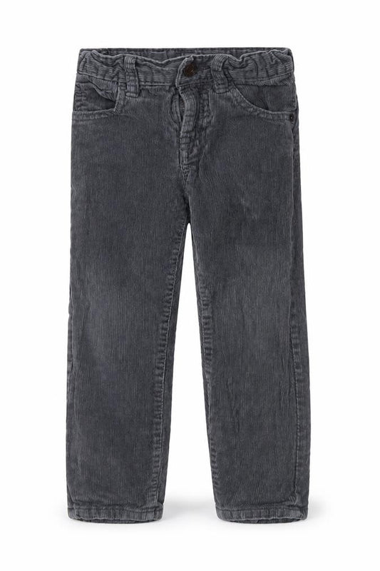 Front view of Gap girls’ grey straight jeans, size S