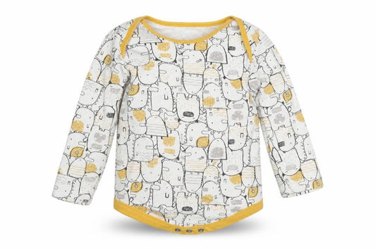Front view of Tu Baby White Basic T-Shirt, size 18-24, Months