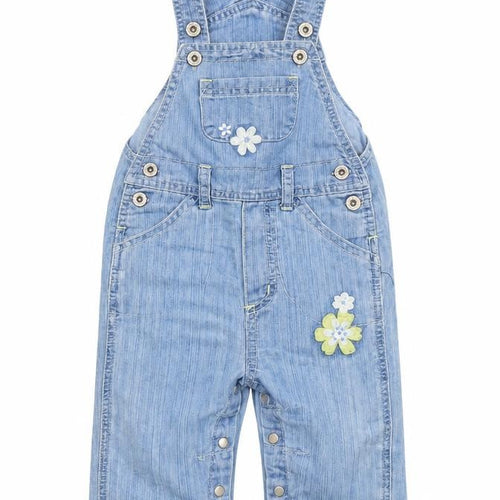 Pumpkin Patch Baby Blue   Coverall One-Piece Size 6-9 Months