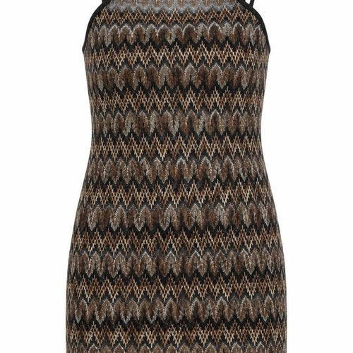 miss pretty world Womens Gold Chevron  Mini  Size 10