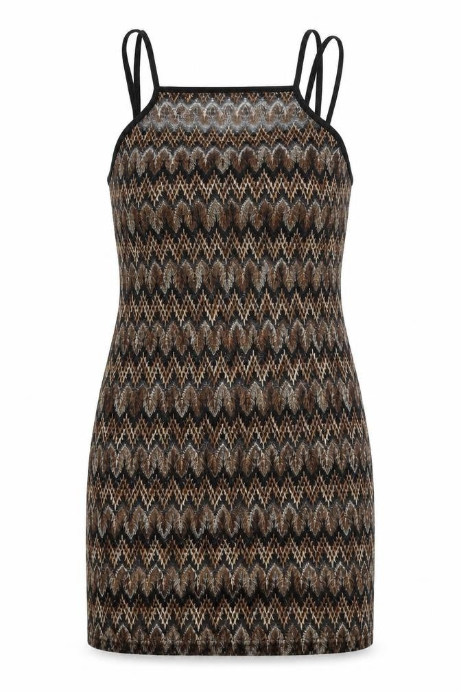 miss pretty world Womens Gold Chevron  Mini  Size 10