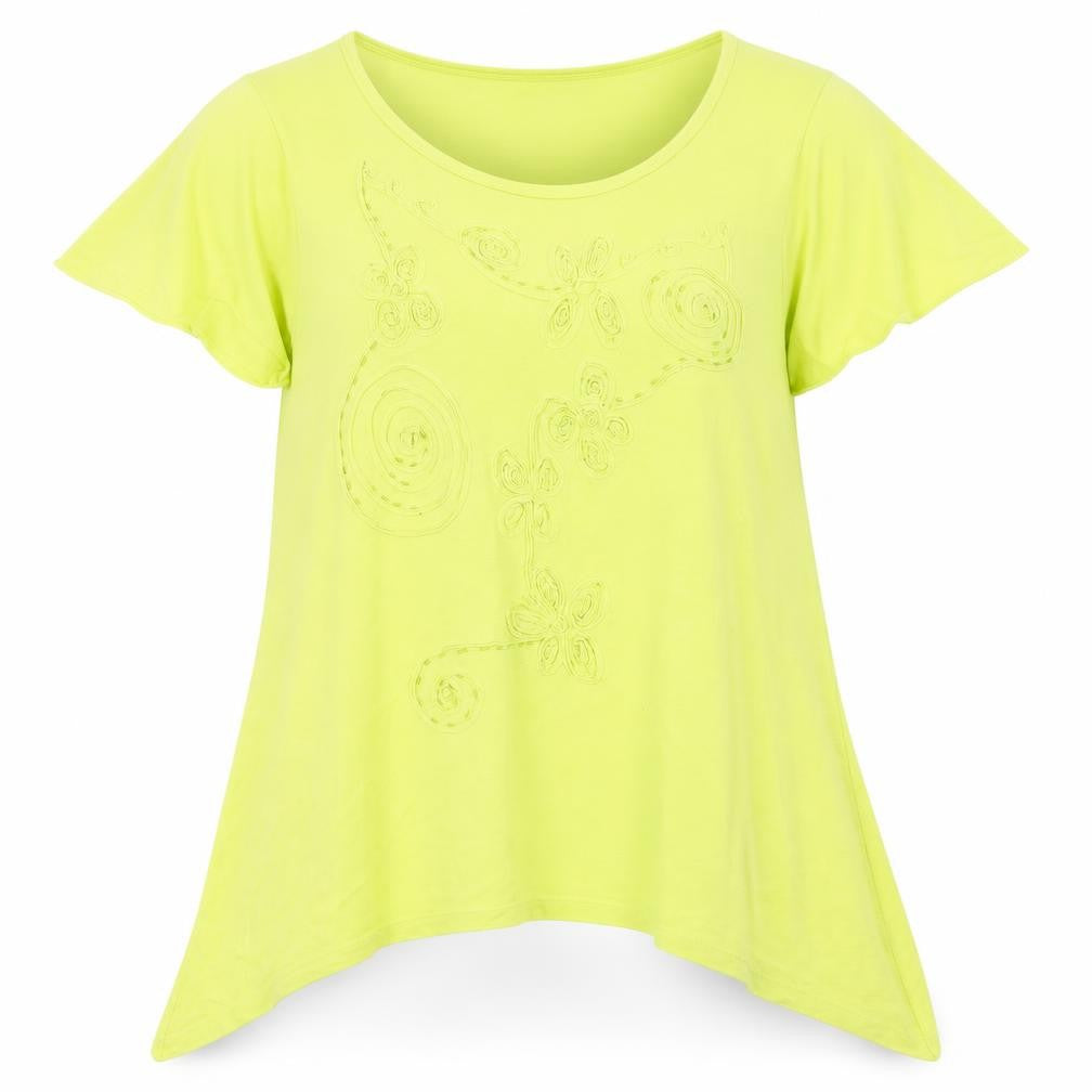 Soon Womens Green   Basic T-Shirt Size 18
