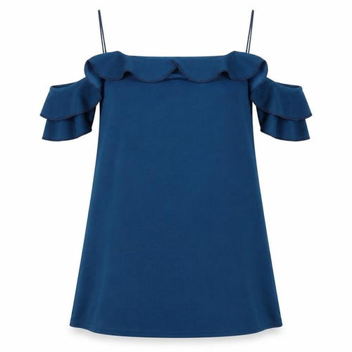 Boohoo Womens Blue   A-Line  Size 14