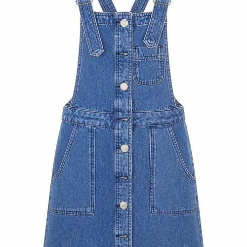 BDG Womens Black   Pinafore/Dungaree Dress  Size S