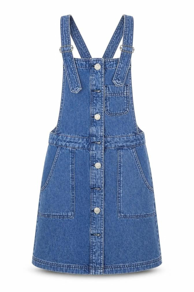 BDG Womens Black   Pinafore/Dungaree Dress  Size S
