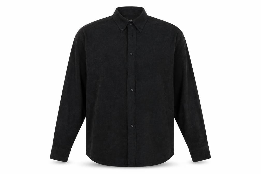Oakman Mens Black    Button-Up Size M