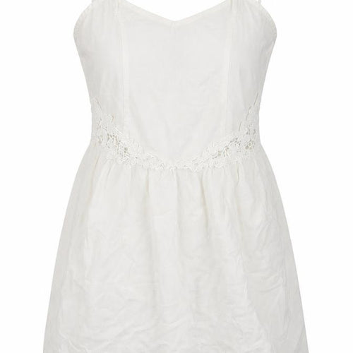 Divided Womens White   Basic Blouse Size 8