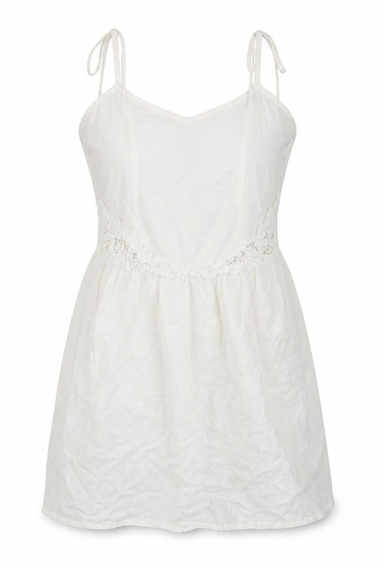 Front view of Divided women’s white basic blouse, size UK 8
