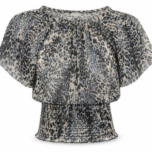 pre worn Womens Grey   Basic Blouse Size 8