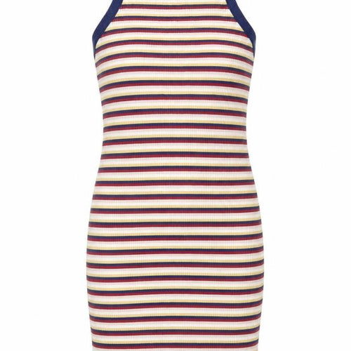 Monki Womens Multicoloured Striped  Bodycon  Size S
