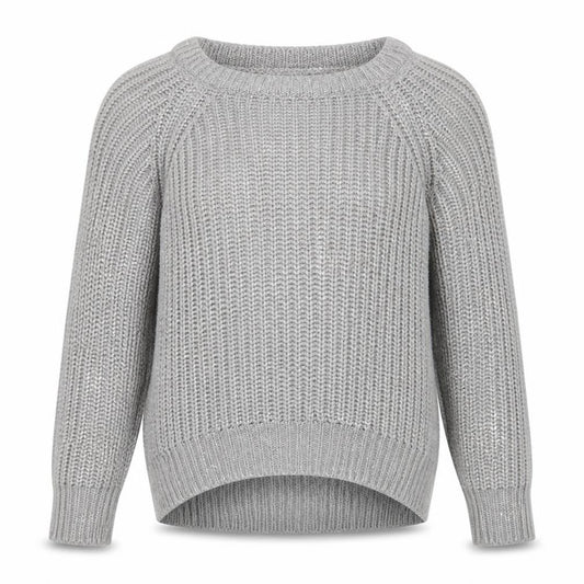 F&F Girls Grey   Pullover Jumper Size 10-11 Years