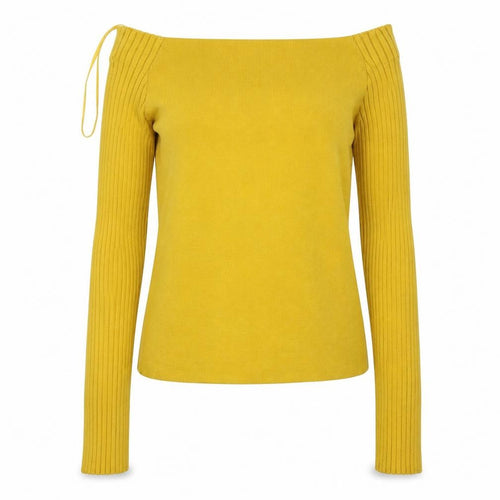 Preworn Womens Yellow   Pullover Jumper Size 10  - Cropped