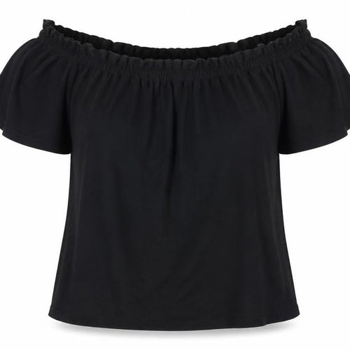 New Look Womens Black  Jersey Basic T-Shirt Size 10