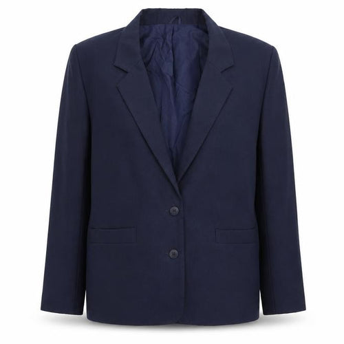 Preworn Womens Blue   Jacket Suit Jacket Size 12