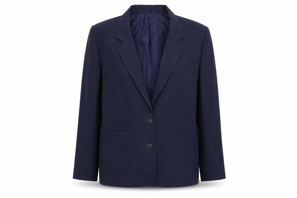 Preworn Womens Blue   Jacket Suit Jacket Size 12