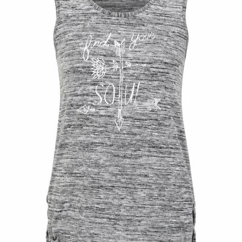 Style plus Womens Grey  Jersey Basic Tank Size M