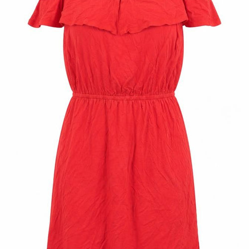 Very Womens Red  Jersey A-Line  Size 12