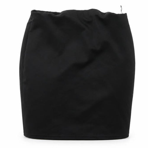 Missguided Womens Black   A-Line Skirt Size 12