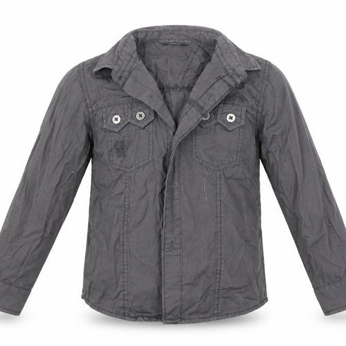 George Boys Brown   Basic Coat Coat Size 5-6 Years