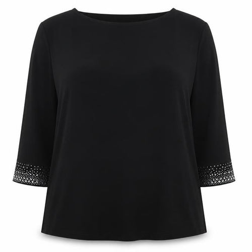 Stella Womens Black   Basic T-Shirt Size 14