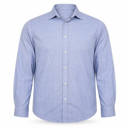 F&F Mens Blue    Button-Up Size 16.5